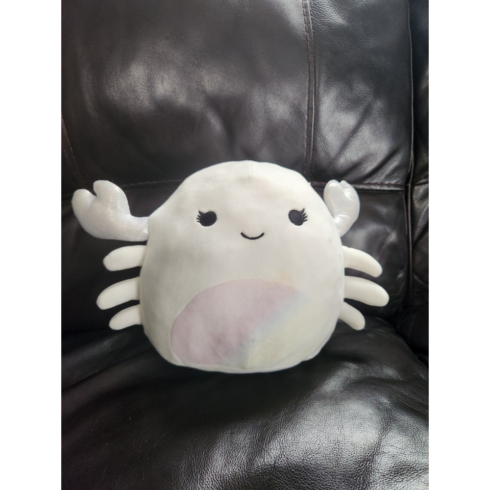 Squishmallows Magela the White Rainbow Crab 8" Plush Sea Life Squad